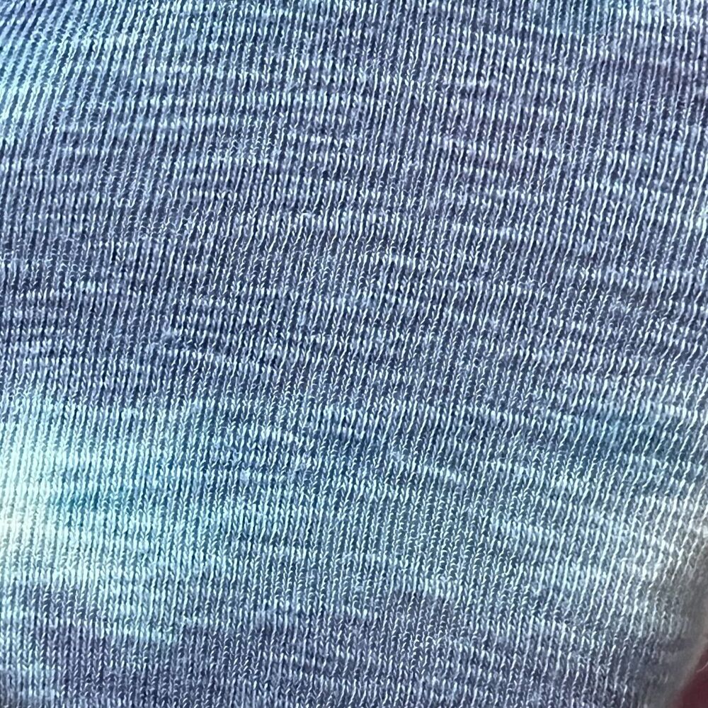Re-Worked Hand Tie Dyed Purple, Blue, Grey Marled Essentials Women's Top Size XL - Picture 14 of 16